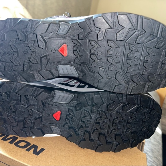 Women's salomon xultra pioneer mid cswp hiking boots wine tasting/magnet size6.5 - Picture 11 of 12